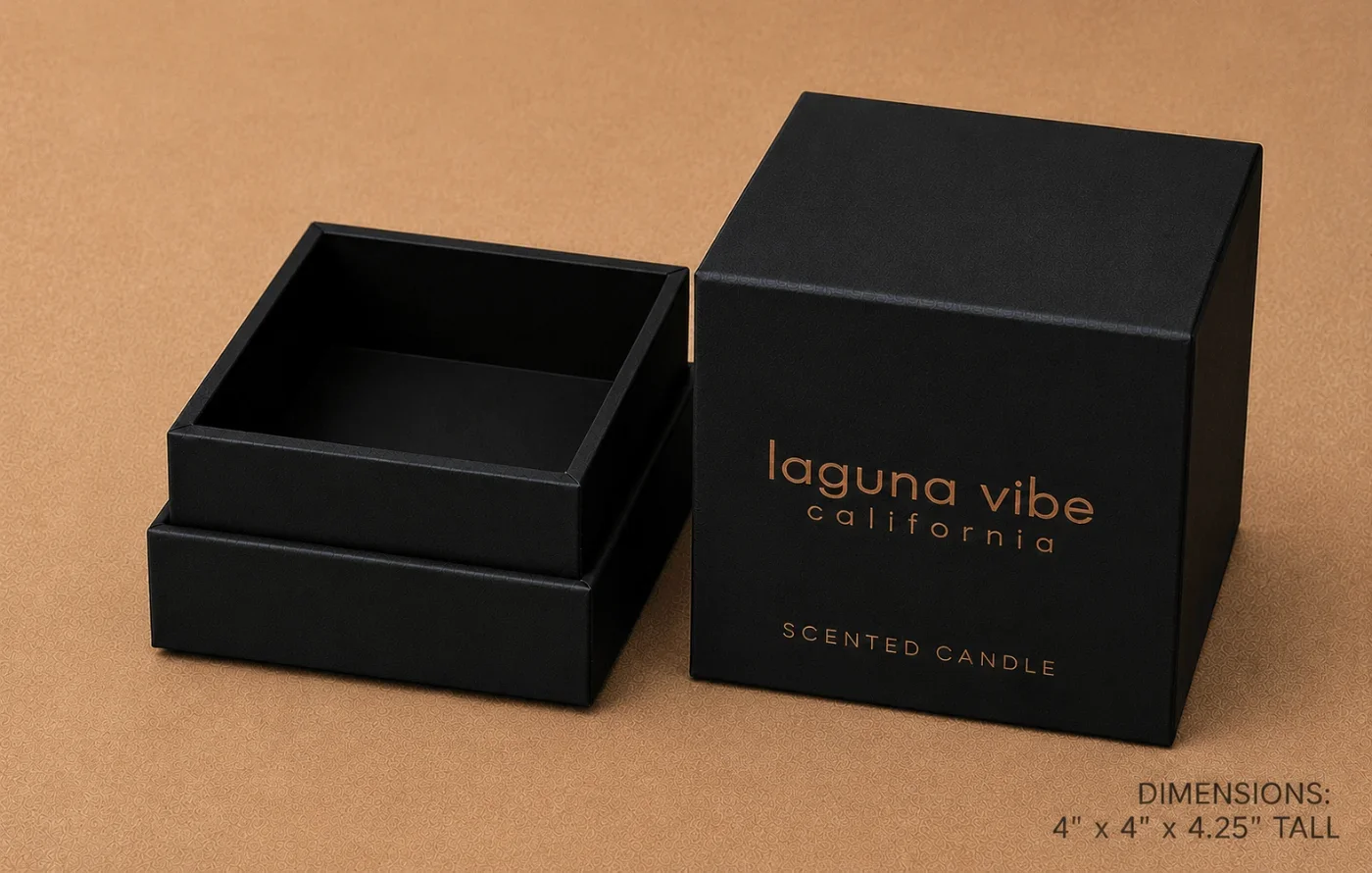 Black Cubic Box (14 oz)