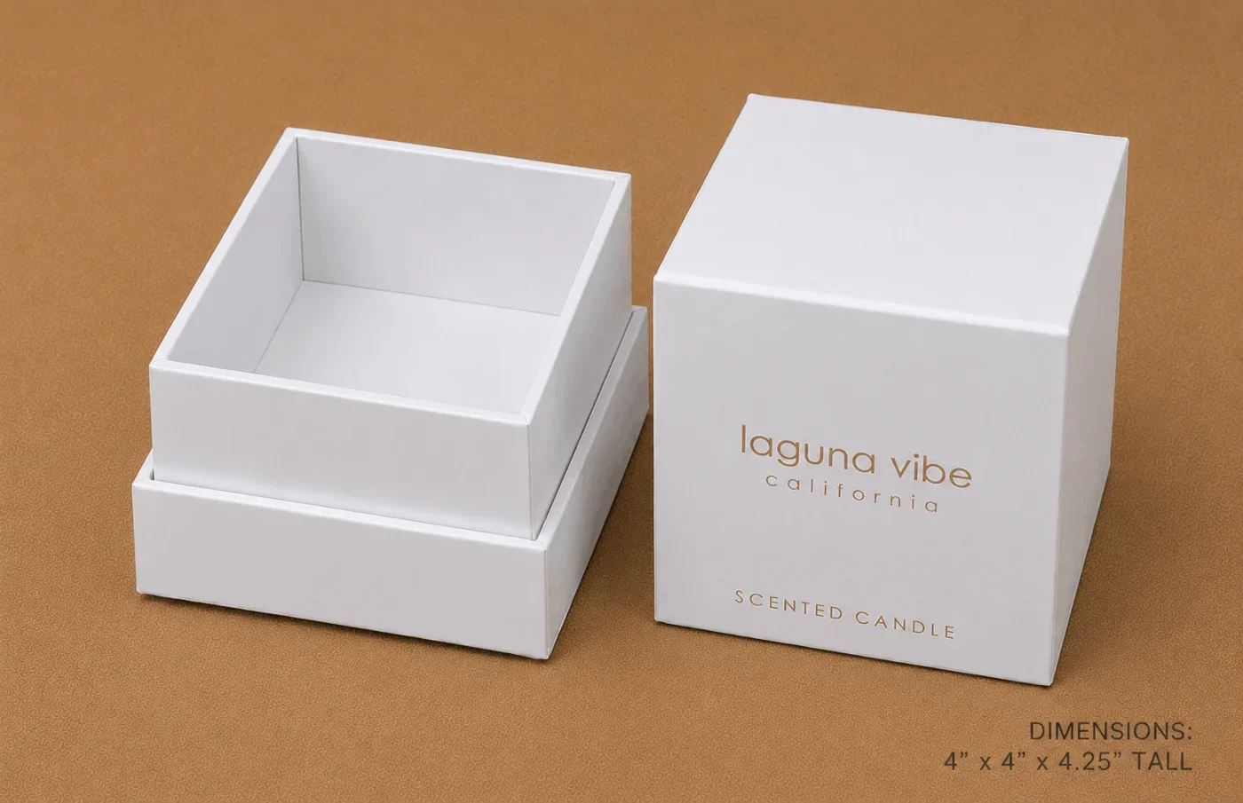 White Cubic Box (14 oz)